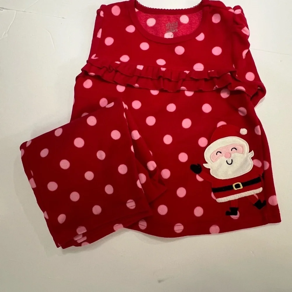 CARTER👶🏻 2 peice girl pajama  🎀 size 4T🤍
